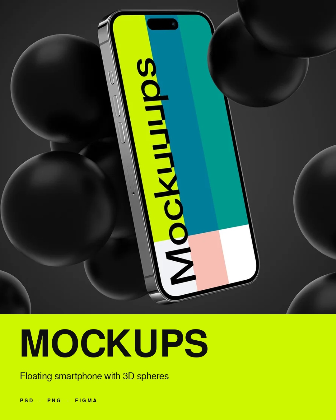 Portrait format mockup-series promotional artwork